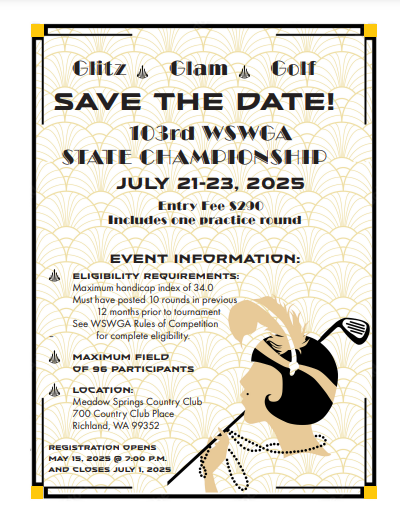 2025 WSWGA State Championship @ Meadow Springs CC